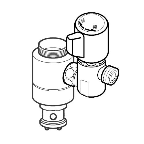 新品未使用 INAX製品用分岐水栓 NSP-SXH7
浄水器部品 ナニワ製作所 シングル分岐 【品番：NSP-SXH7】○ – 住設プロ 本店