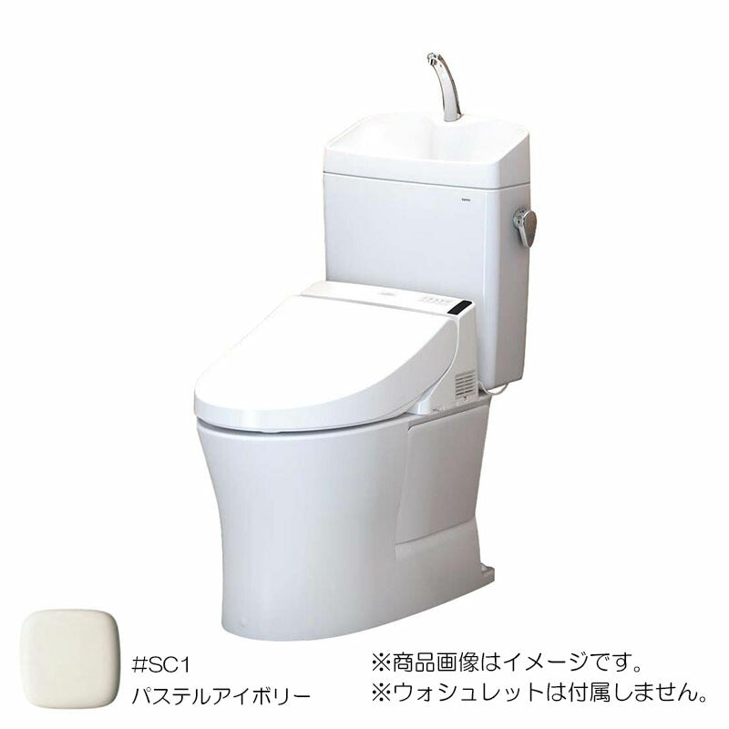 TOTO ピュアレストQR（組み合わせ便器） 床置床排水大便器＋密結タンク（手洗付） パステルアイボリー 【品番：CS232B#SC1+SH –  住設プロ 本店