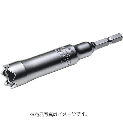 トップ工業 電動ドリル用ソケット ピーコン用 ギザ付 【品番：EPS-12G