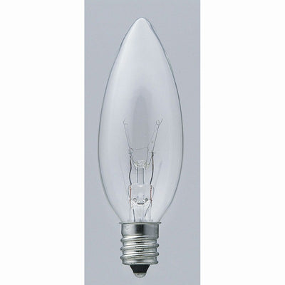 朝日電器（ELPA）　シャンデリア球 10W E12　クリア　【品番：G-71H（C）】