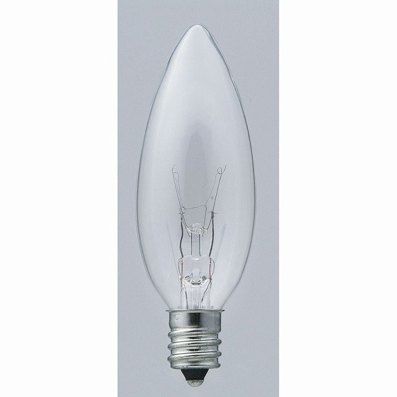 朝日電器（ELPA）　シャンデリア球 10W E12　クリア　【品番：G-71H（C）】