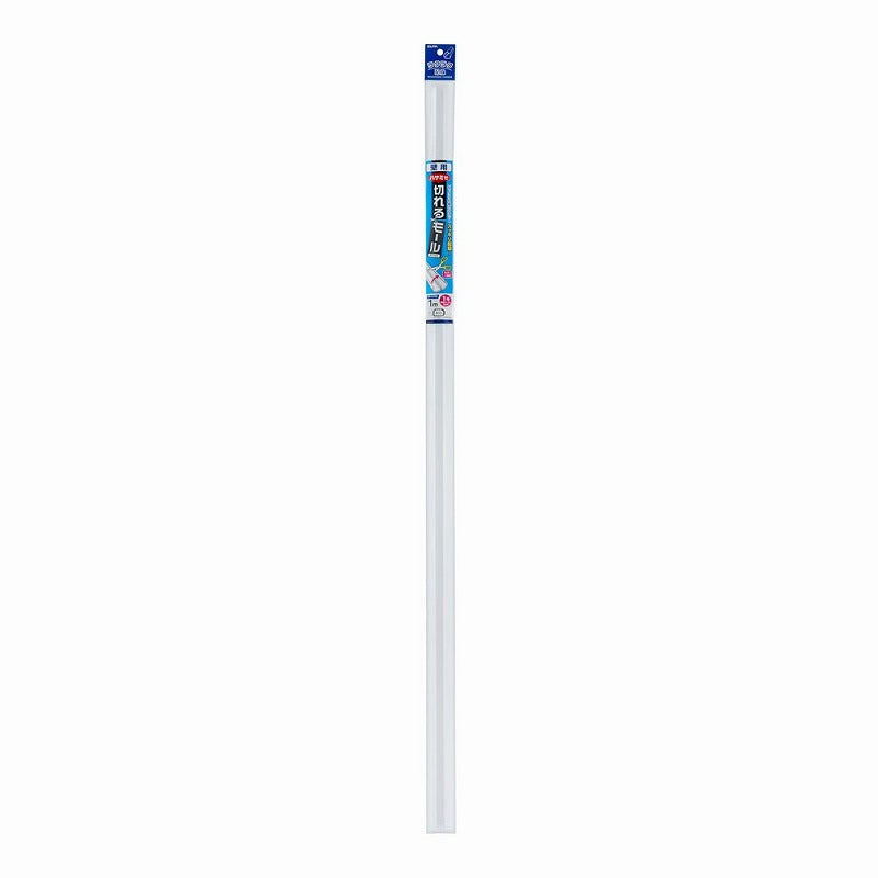 朝日電器（ELPA）　壁用切れるモール 1号 1m　ホワイト　【品番：MH-CT11H（W）】