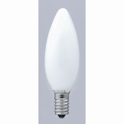 朝日電器（ELPA）　シャンデリア球 10W E14　ホワイト　【品番：G-702H（W）】