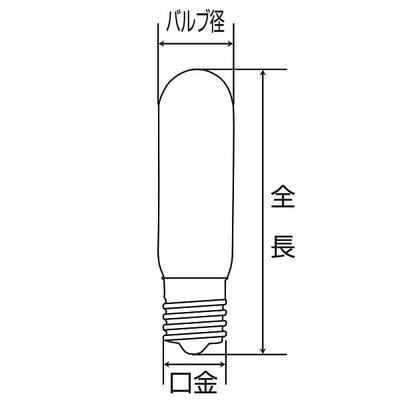朝日電器（ELPA）　スペース球 30W E17　クリア　【品番：G-76H（C）】