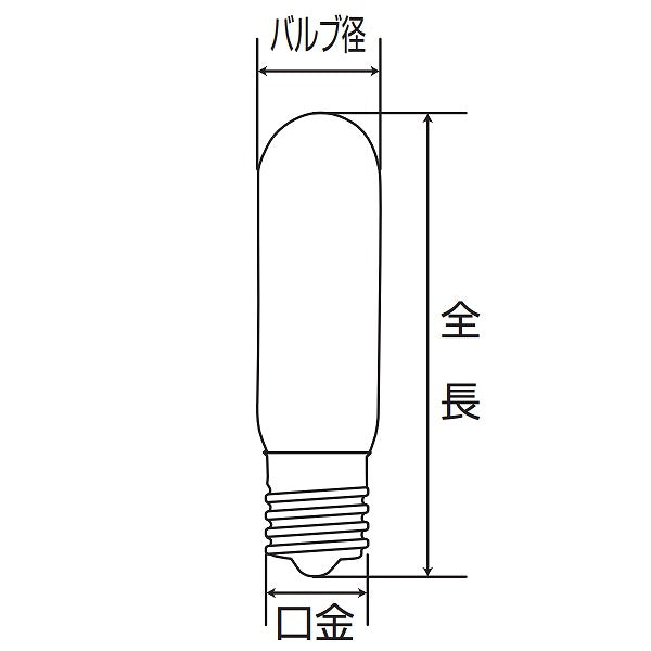 朝日電器（ELPA）　スペース球 30W E17　クリア　【品番：G-76H（C）】