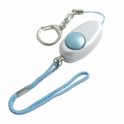 【メール便対応】朝日電器（ELPA）　コンパクト防犯アラーム　ブルー　【品番：AKB-100（BL）】