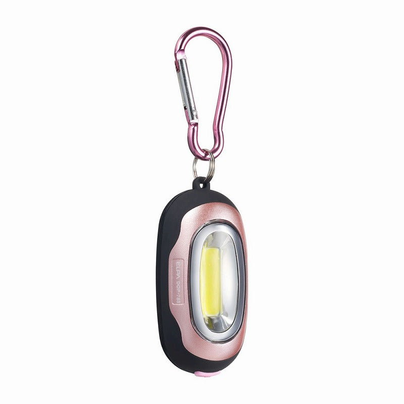 【メール便対応】朝日電器（ELPA）　LEDキーライト　ピンク　【品番：DOP-788（PK）】