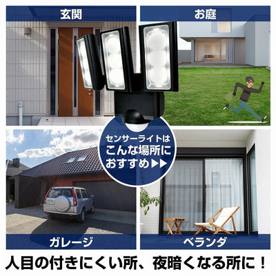 朝日電器（ELPA）　防雨センサーライト（乾電池式） 　【品番：ESL-313DC】