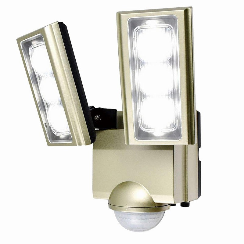 朝日電器（ELPA）　防雨センサーライト（コンセント式）　【品番：ESL-ST1202AC】
