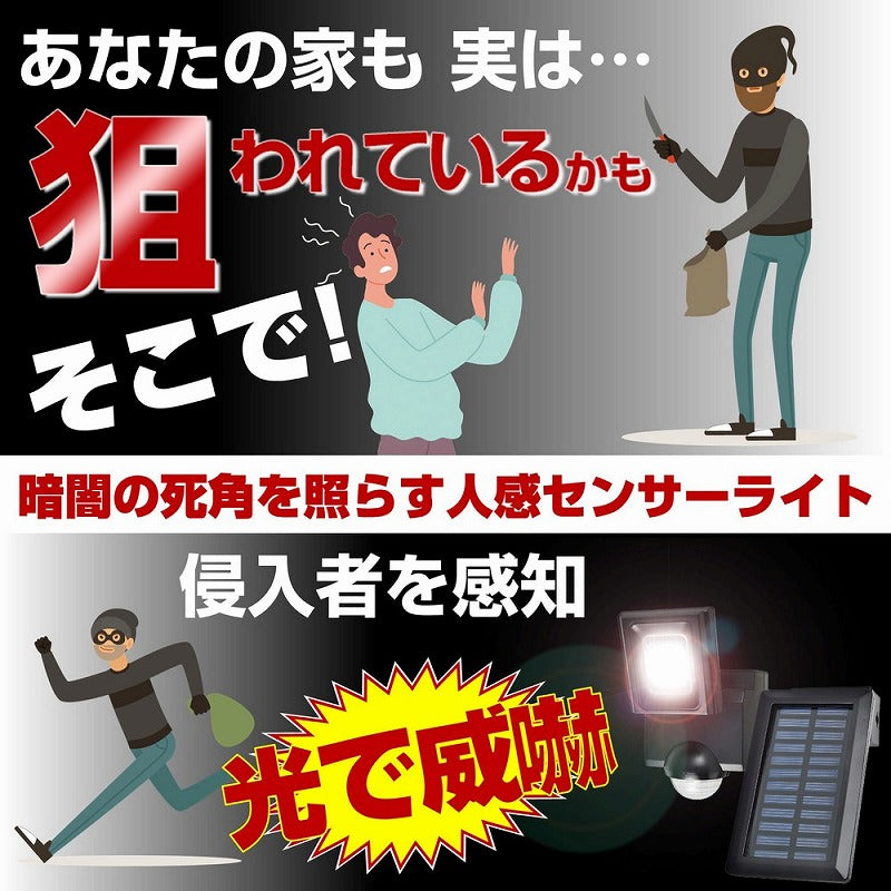 朝日電器（ELPA）　防雨センサーライト（ソーラー発電式）　【品番：ESL-N111SL】