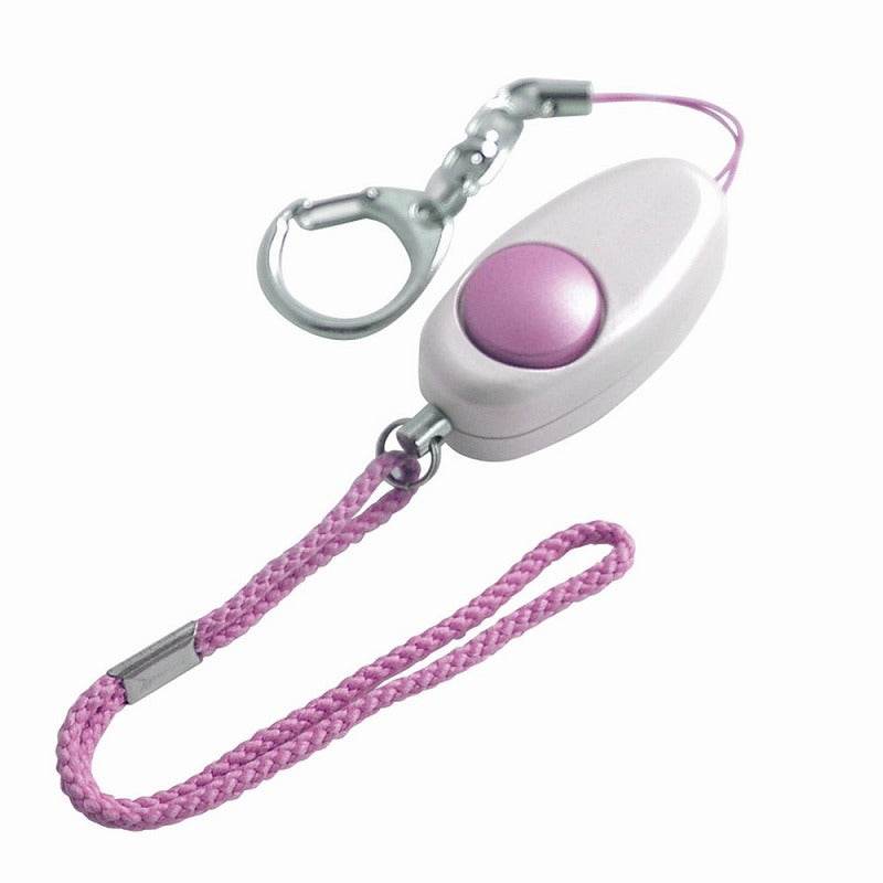 【メール便対応】朝日電器（ELPA）　コンパクト防犯アラーム　ピンク　【品番：AKB-100（PK）】