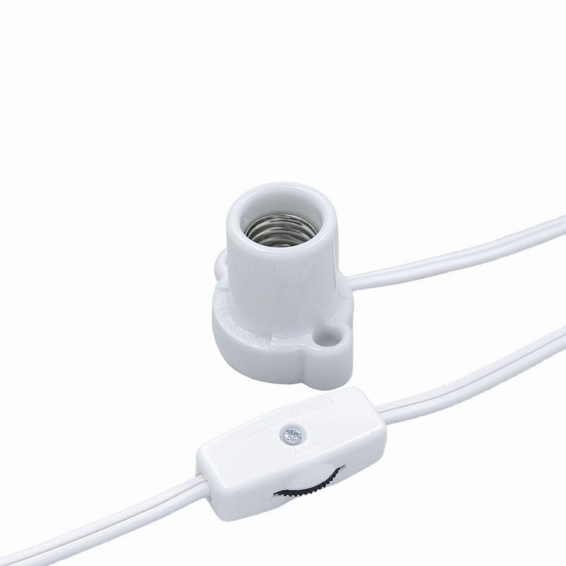 朝日電器（ELPA）　コード付ソケット 1.5m　ホワイト 　【品番：KP-M1715H（W）】
