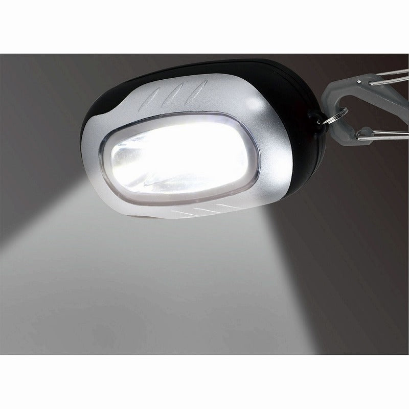 【メール便対応】朝日電器（ELPA）　LEDワークライト　シルバー　【品番：DOP-789（SL）】