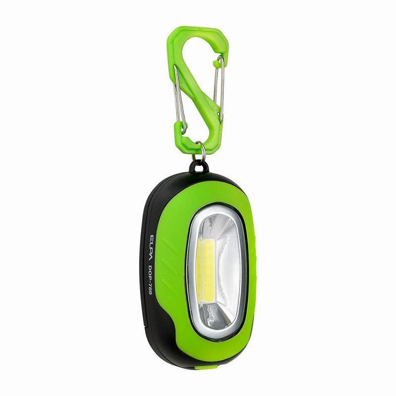 【メール便対応】朝日電器（ELPA）　LEDワークライト　グリーン　【品番：DOP-789（G）】