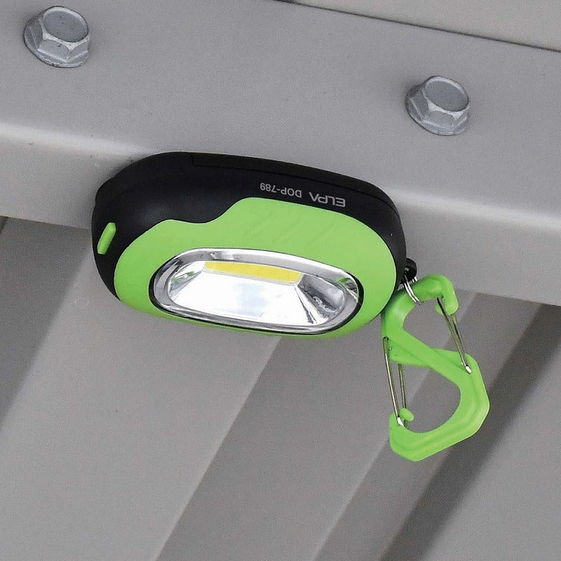 【メール便対応】朝日電器（ELPA）　LEDワークライト　グリーン　【品番：DOP-789（G）】