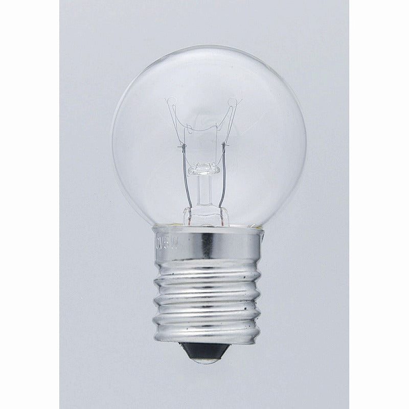 朝日電器（ELPA）　小丸球 5W E17　クリア　【品番：G-127H】