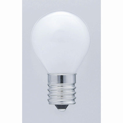 朝日電器（ELPA）　ミニクリプトン球 25W E17　ホワイト　【品番：G-102H（W）】