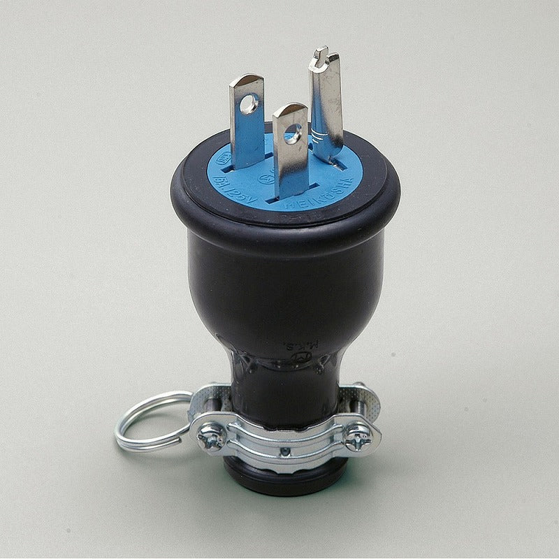 朝日電器（ELPA）　防水ゴムプラグ 15A 125V　【品番：AG-121PH】