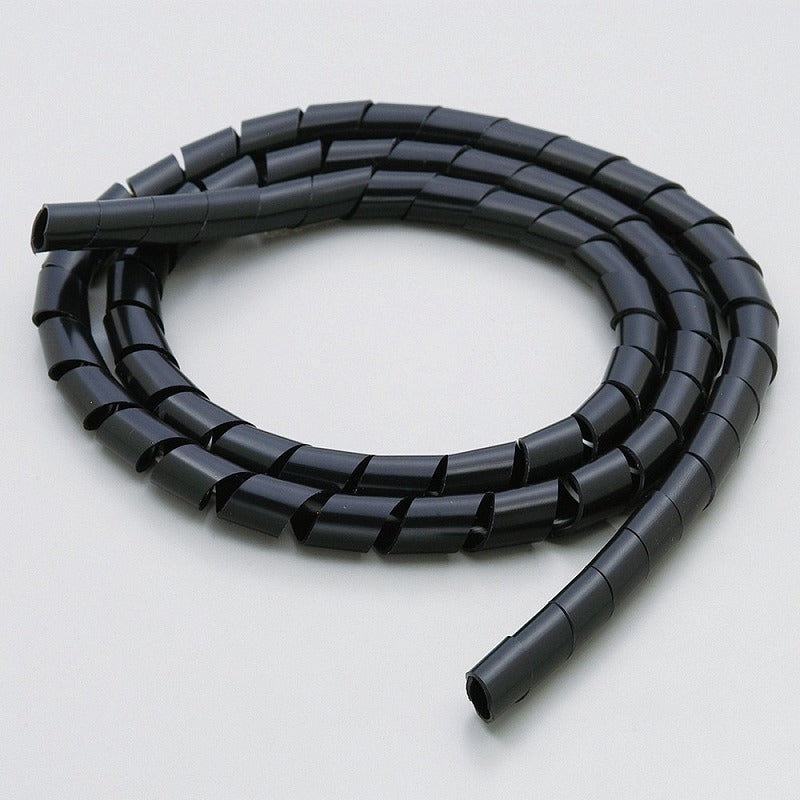 朝日電器（ELPA）　コイルチューブ φ15mm・1m　ブラック　【品番：CT-N696P（BK）】