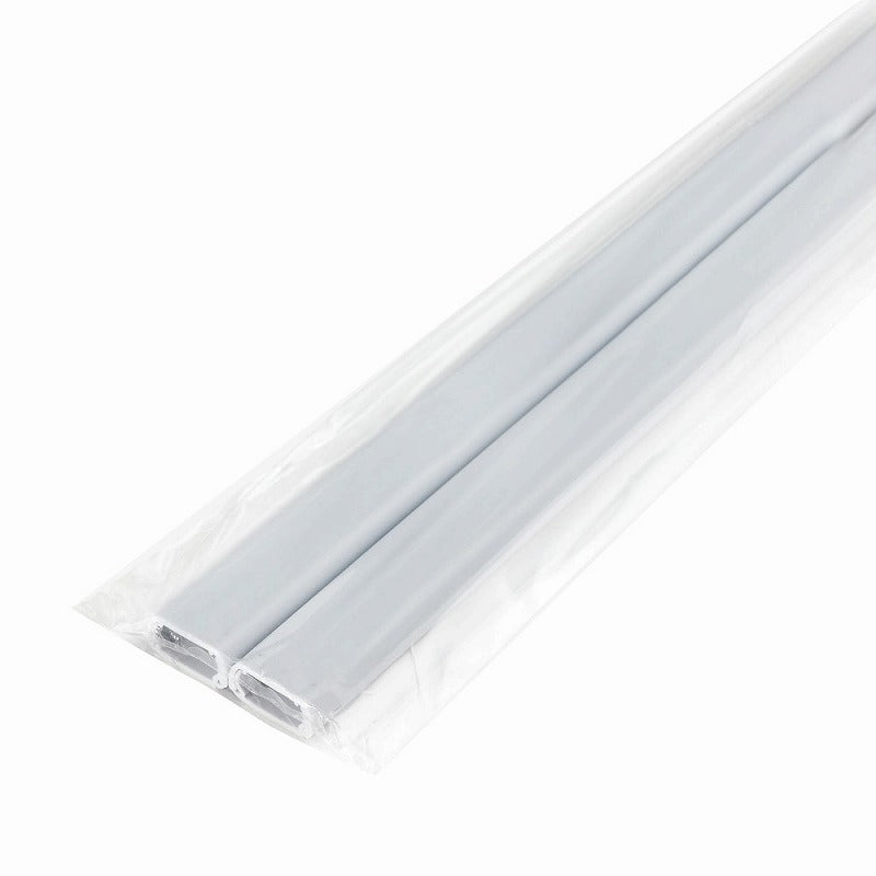 朝日電器（ELPA）　壁用テープ付ABSモール 2号 1m 2本入　ホワイト　【品番：2ゴウ ホワイト】