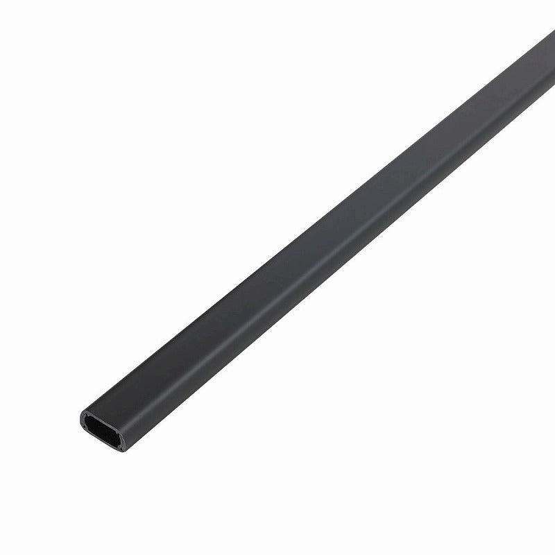 朝日電器（ELPA）　壁用テープ付ABSモール 2号 1m　ブラック　【品番：2ゴウ ブラック】