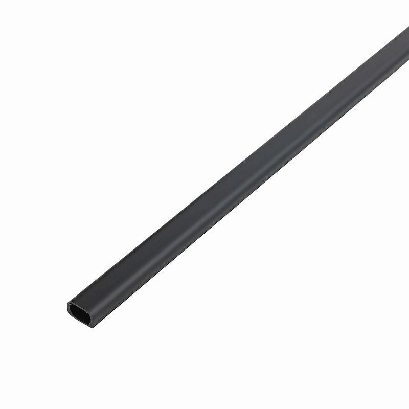 朝日電器（ELPA）　壁用テープ付ABSモール 1号 1m　ブラック　【品番：1ゴウ ブラック】