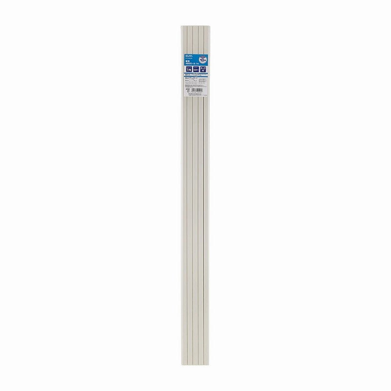 朝日電器（ELPA）　壁用テープ付ABSモール 1号 1m 10本入　ミルキー　【品番：M-T1110P（M）】