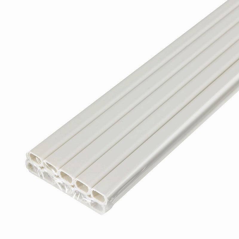 朝日電器（ELPA）　壁用テープ付ABSモール 1号 1m 10本入　ミルキー　【品番：M-T1110P（M）】
