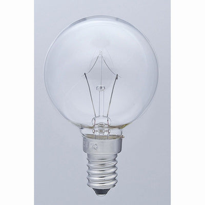 朝日電器（ELPA）　ミニボール球 25W E14　クリア　【品番：G-801H（C）】