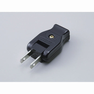 【メール便対応】朝日電器（ELPA）　ムービープラグ　ブラック　【品番：A-24H（BK）】