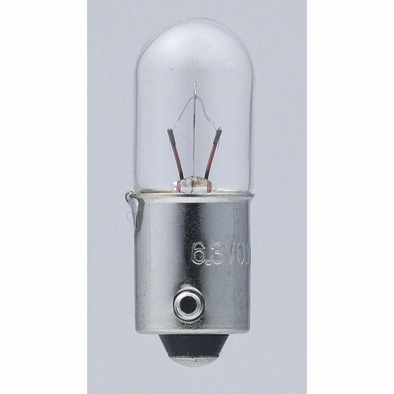朝日電器（ELPA）　表示灯用電球 6.3V BA9S　クリア　【品番：G-132H】