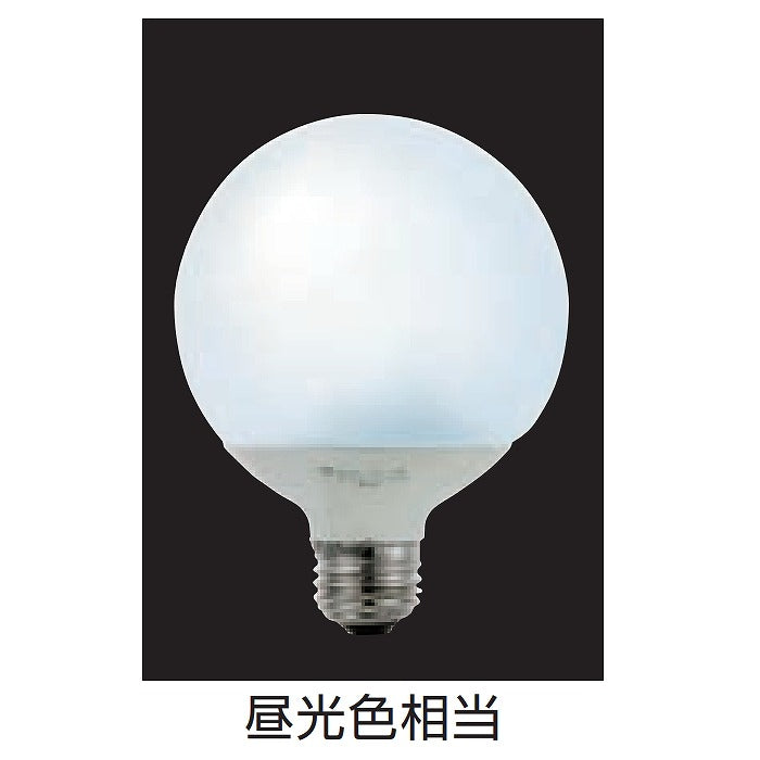 朝日電器（ELPA）　ボール電球形蛍光ランプ 60W形 E26　昼光色　【品番：EFG15ED/12-G061H】