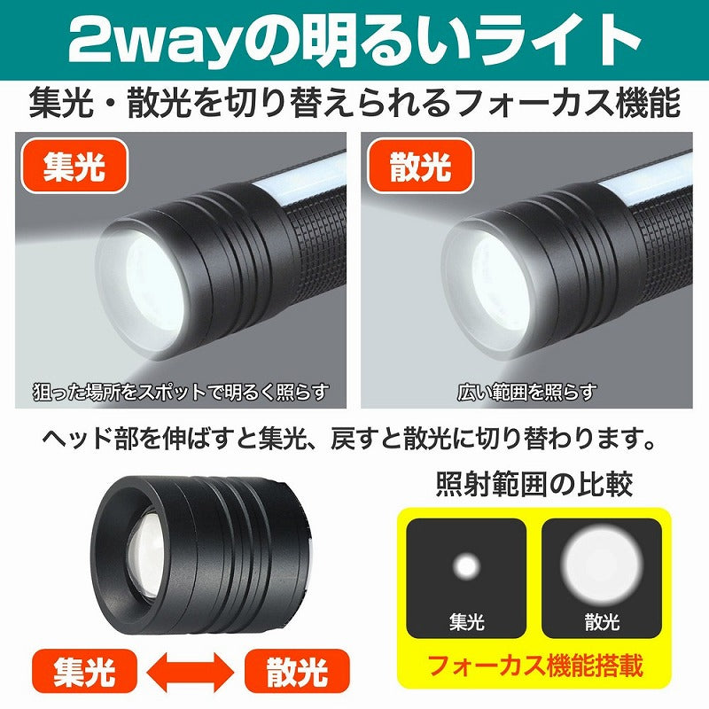 【在庫処分】朝日電器（ELPA）　LEDアルミライト　【品番：DOP-EP306】