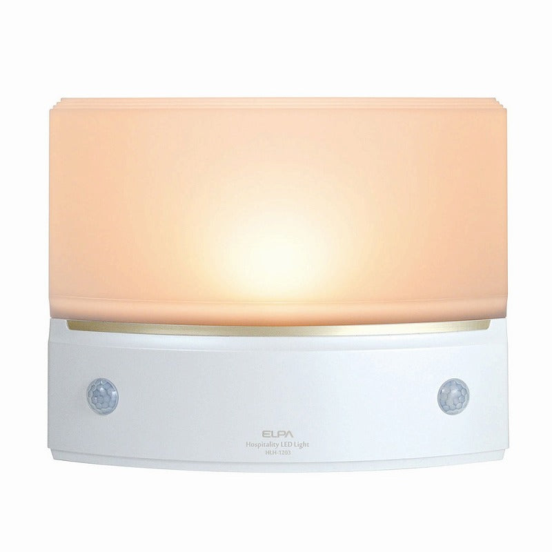 朝日電器（ELPA）　もてなしのあかり 据置・薄 電球色　パールホワイト　【品番：HLH-1203（PW）】●