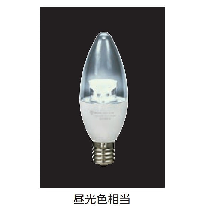 朝日電器（ELPA）　シャンデリアタイプLED電球 E17　昼光色　【品番：LDC4CD-E17-G350】