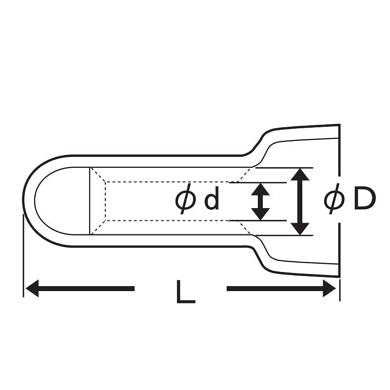 朝日電器（ELPA）　CE-1 閉端接続子 100個入　【品番：CE-1B100P】