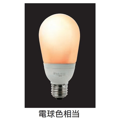 朝日電器（ELPA）　電球形蛍光ランプ 100W形 E26　電球色 　【品番：EFA25EL/21-A102H】