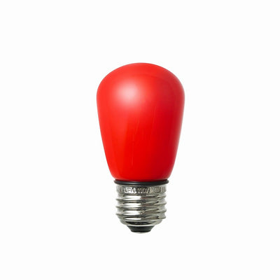 朝日電器（ELPA）　サイン球タイプLED装飾電球 E26　赤色　【品番：LDS1R-G-GWP904】