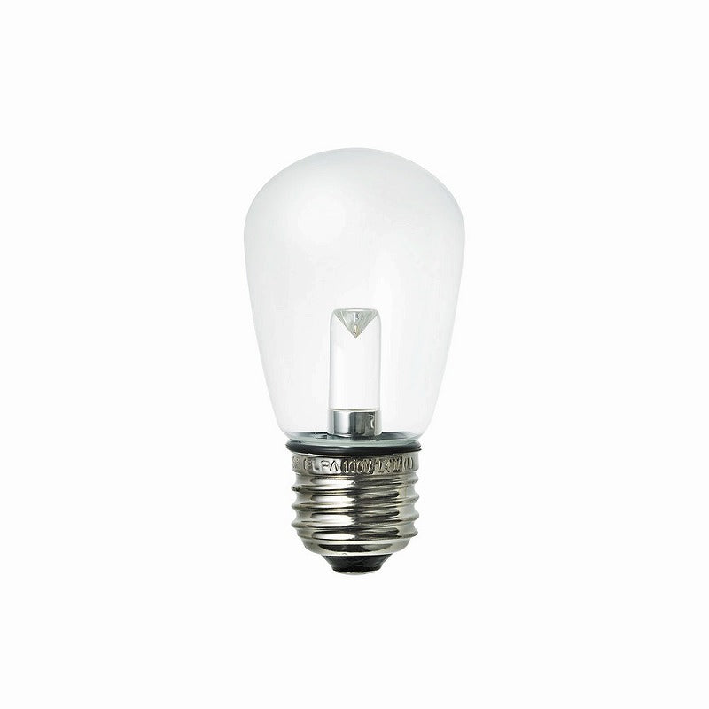 朝日電器（ELPA）　サイン球タイプLED装飾電球 E26　クリア電球色　【品番：LDS1CL-G-GWP906】