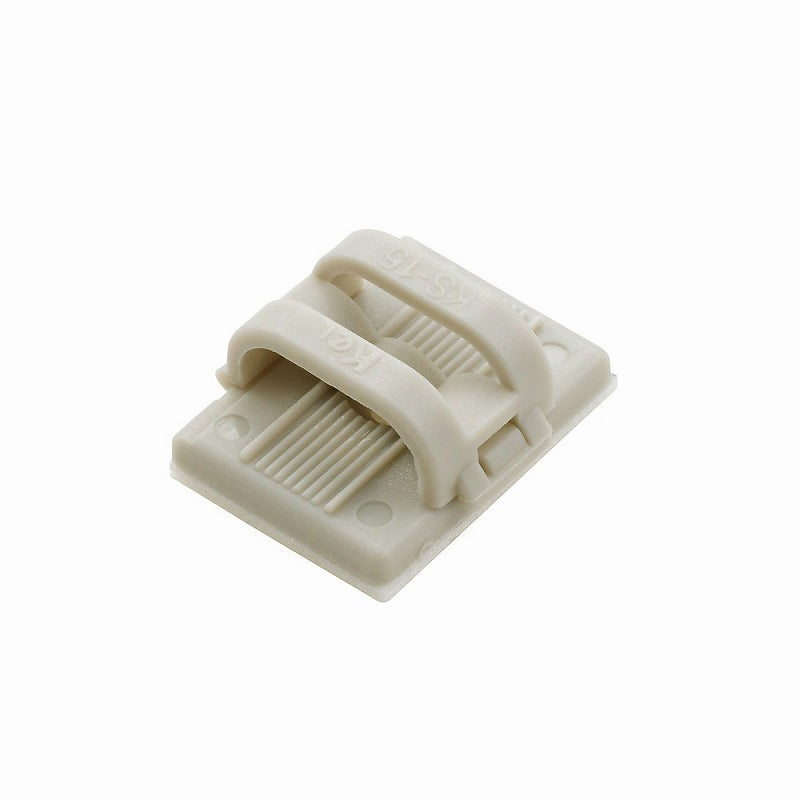 【メール便対応】朝日電器（ELPA）　粘着テープ付ケーブルステッカー 結束径範囲φ1.5～3.5mm　【品番：PE-730NH】