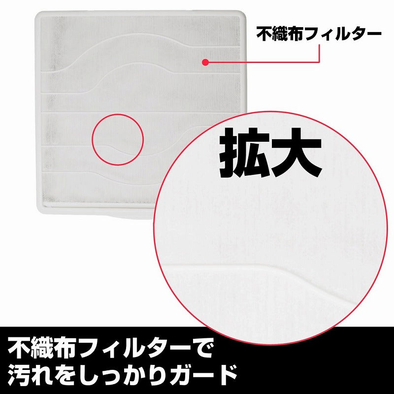 朝日電器（ELPA）　換気扇フィルター 東芝用（2枚入）　【品番：EKF-25T】