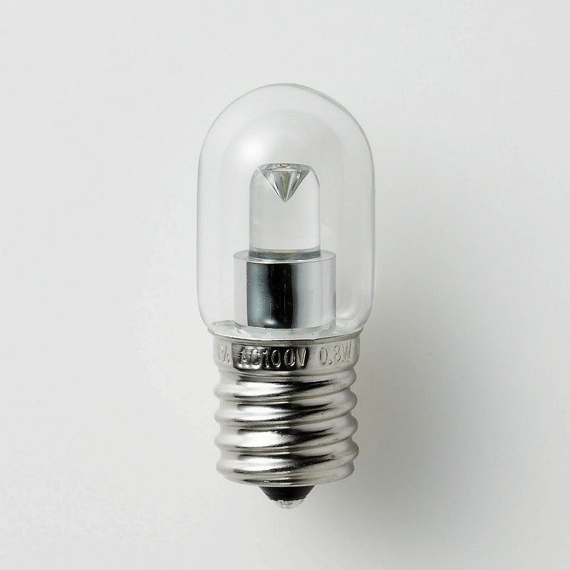 【在庫処分】朝日電器（ELPA）　ナツメタイプLED電球 E17　クリア電球色　【品番：LDT1CL-G-E17-G116】