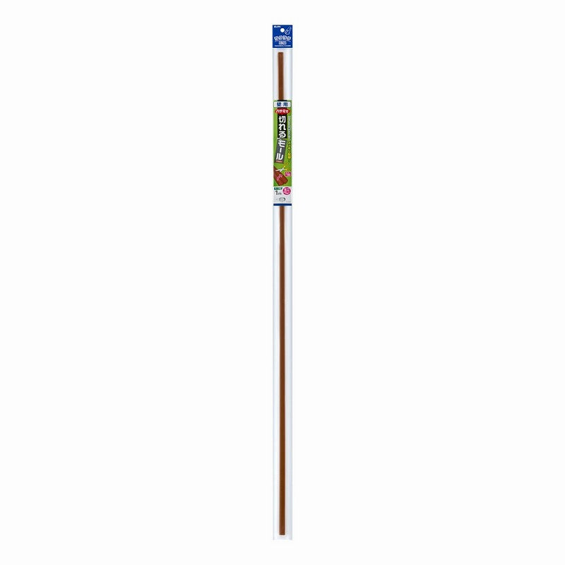 朝日電器（ELPA）　壁用切れるモール ミニ 1m　ブラウン　【品番：MH-CT01H（BR）】
