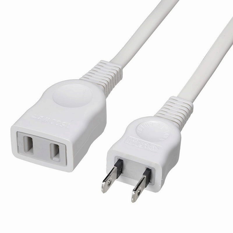 朝日電器（ELPA）　EDLP延長コード 5m　ホワイト　【品番：LPE-105N（W）】