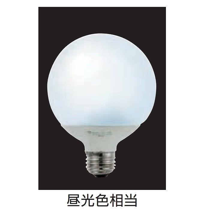 朝日電器（ELPA）　ボール電球形蛍光ランプ 100W形 E26　昼光色　【品番：EFG25ED/21-G101H】