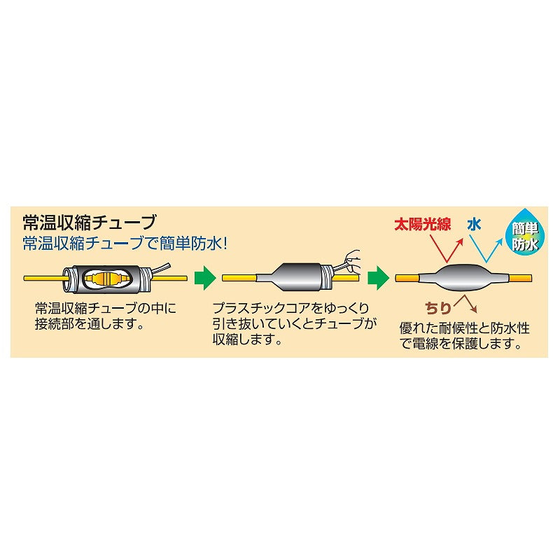 朝日電器（ELPA）　常温収縮チューブ コア内径43.0mm　【品番：JST-37H】