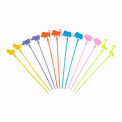 【在庫処分】【メール便対応】朝日電器（ELPA）　makimaki アニマルタイ 150mm・12本入　アソート2　【品番：TUH-AN150P2（AS）】
