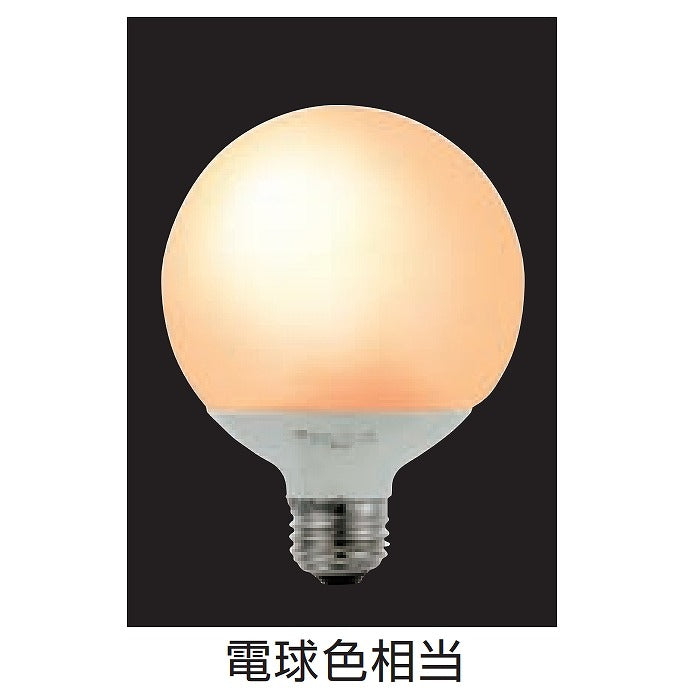朝日電器（ELPA）　ボール電球形蛍光ランプ 60W形 E26　電球色　【品番：EFG15EL/12-G062H】