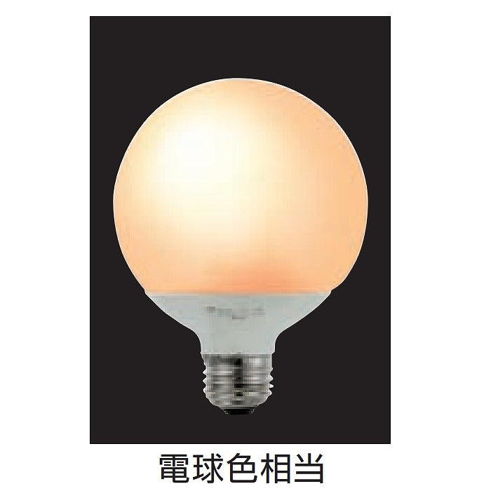 朝日電器（ELPA）　ボール電球形蛍光ランプ 100W形 E26　電球色　【品番：EFG25EL/21-G102H】