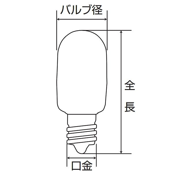 朝日電器（ELPA）　LED常夜灯 E12　オレンジ　【品番：LDT1YR-G-E12-G1001】